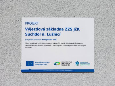 Záchranáři v Jihočeském kraji otevřeli dvě nové moderní základny